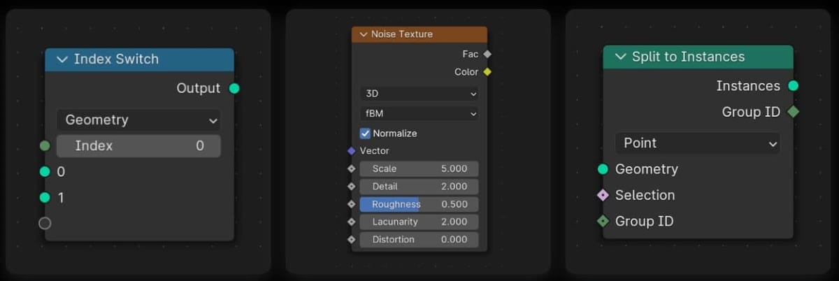 Blender 4.1 neue Geometry Nodes