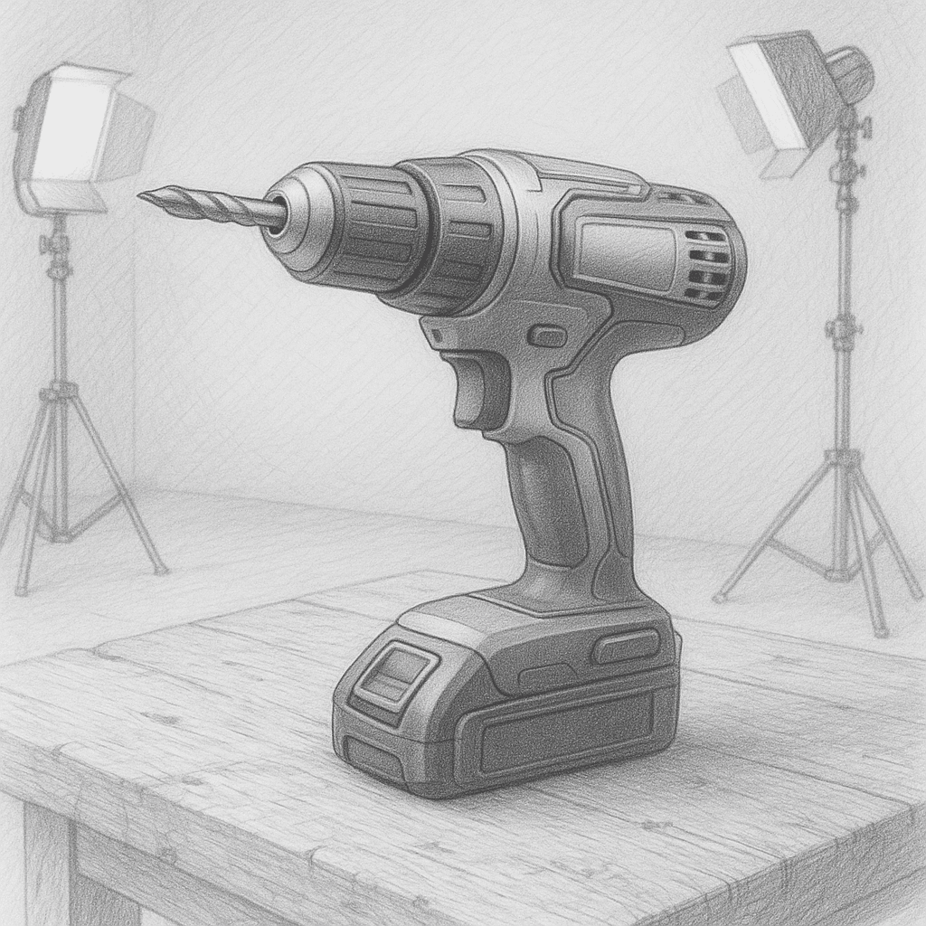 Produkt Visualisierung mit Blender besser als mit klassischer CAD Software_Pencil Style